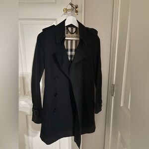Burberry Black Double-Breasted Coat